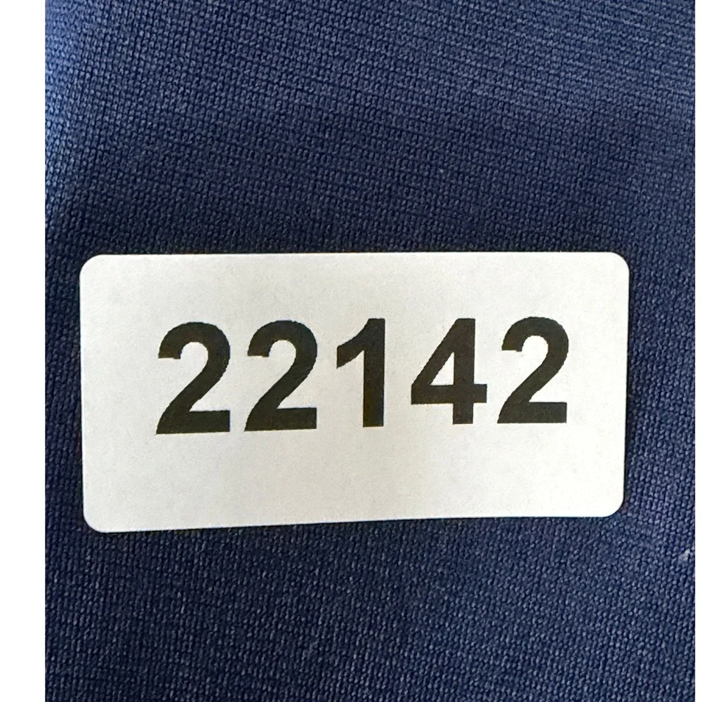 Nike Mens Navy Blue‎ White Striped Track Pants Large 133696 Zip Ankle Athletic